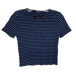 Polo Ralph Lauren Ribbed Crop Striped Top